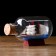 Ship "Anna" in a bottle, sails mix, 7.5*4.2*5cm