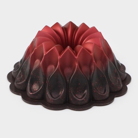 Baking form 26x10.5 cm volcano color red