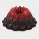 Baking form 26x10.5 cm volcano color red