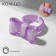 Ring "Bow" voluminous, purple color, size 18