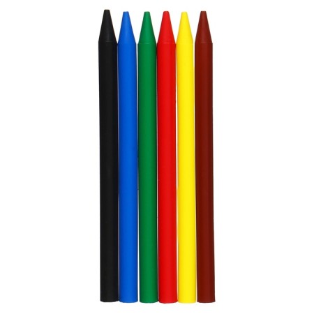 Loars of plastic 6 colors Erichkrause, diameter 7 mm, sharpened-2