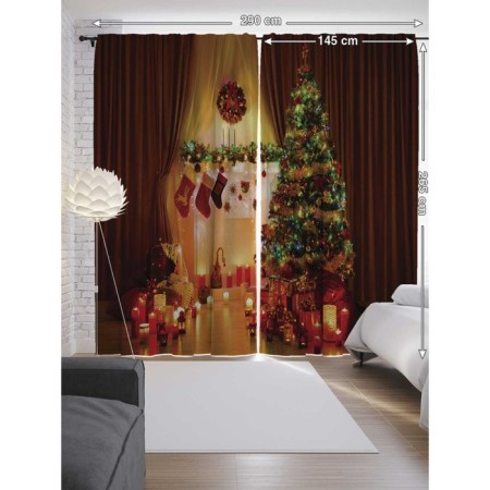 Photostes "Festive comfort", Saten, size 145x265 cm, 2 pcs-1
