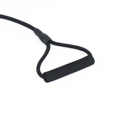Round "Tone" leash, with a soft handle made of paralon, 120 x 0.8 cm, black-2