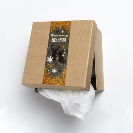 Stick Paper "New Year's Night" 3x9 cm sheet 10x10 cm-2