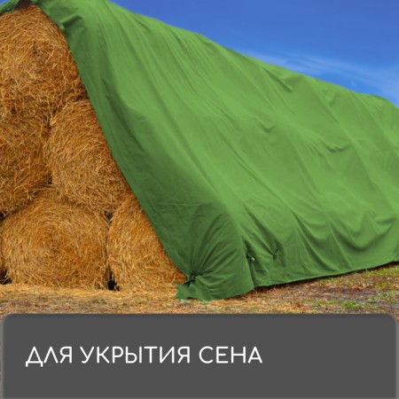 Protective tent, 5 × 3 m, density 120 g/m², UV, eyelets step 1 m, green/silver-9