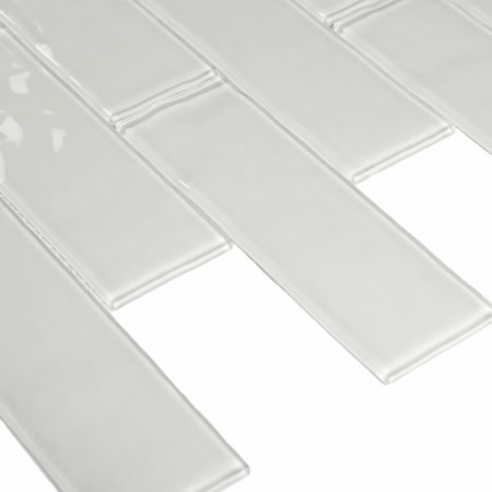 Glass mosaic Bonaparte Rumba White, 300x300x4 mm-1