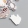 Decor for creativity wood "striped cats" set of 10 pcs 2.2x1.6 cm