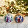 New Year's ball "Santa Claus Walking" mix D-8 cm, mix