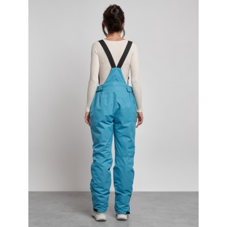 Semi -combinezone ski insulated female winter, size 42, blue color-3