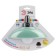 Nightlight-NLED-487-1W-SW-GR lamp on green batteries
