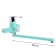 Accoona A7167M bath mixer, with shower set, silumin, turquoise color