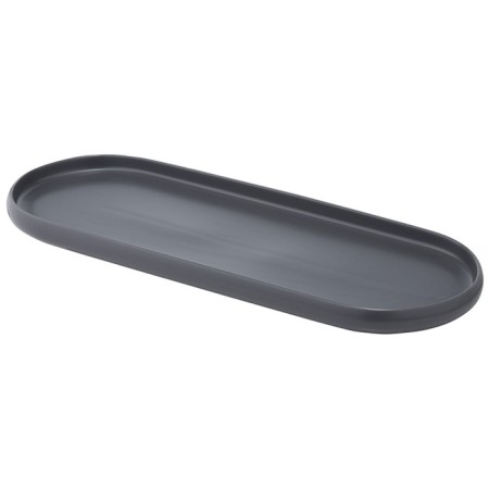 Oval dish TKANO Essential, dark gray color-2