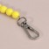 Handle for bag, beads, d = 10 mm, 30 cm, yellow color