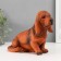 Piggy bank "Dachshund" height 17.5 cm, width 10 cm, length 23 cm