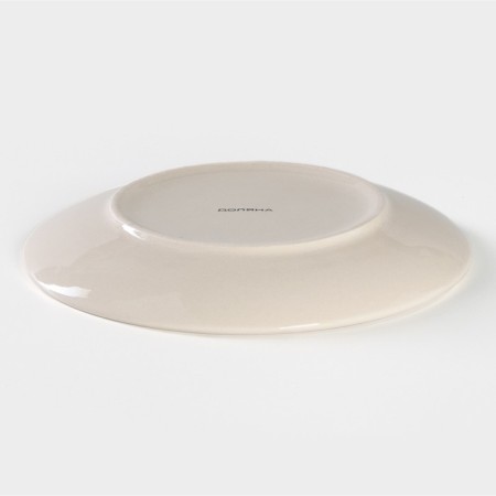 Board ceramic dessert shade "Sunflower", d = 19 cm, green color-2