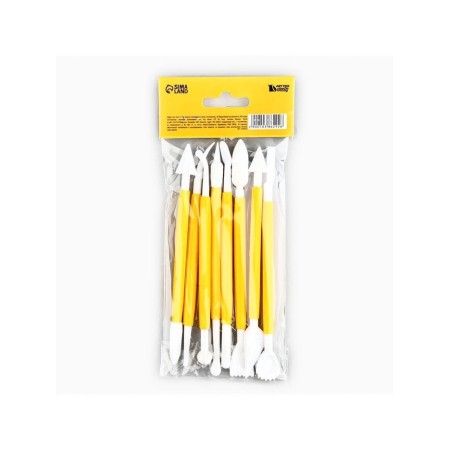 Set of sculpting glasses 8 pcs, plastic tm artfox study-3