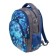 School backpack, textiles, luris print Camouflage blue, 30x17x44 cm