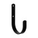 The hook is wall, universal, 140x90x20, black color
