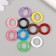 Carabine Metal "Circle" MIX 2x2 cm