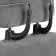 Shoulders with fastening on the headrest, chrome