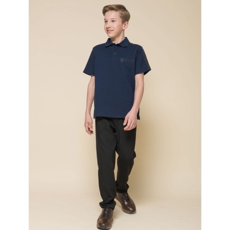 Polo for the boy Pelican, height 158 ​​cm, dark blue color