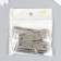 Loop for a casket metal with straight angles silver 3.7x6.7 cm