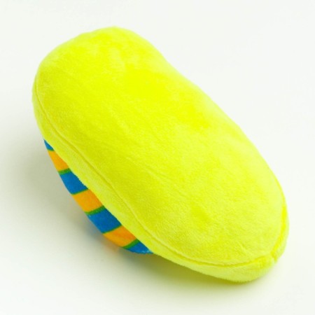 Toy for dogs "slippers", 15 cm, striped-3