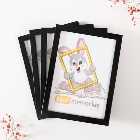 Set of frames "Format" 15x21 cm, 4 pcs. black color-1
