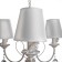 Chantal chandelier 3x40W E14 white+gold 58x58x50 cm Bayerlux
