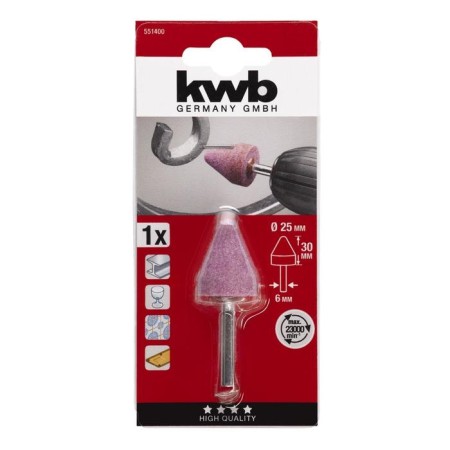 ABRASICABLE BARSEN BARSED for drill KWB, D = 25x30 mm, shank d = 6 mm, 23000 rpm-1