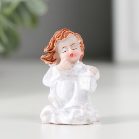 Polystone souvenir "Angel in white on the cloud" MIX 2.3x2.5x4 cm-1