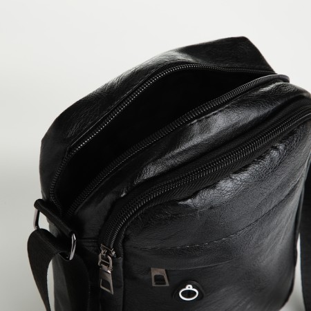 Male bag, black color-4