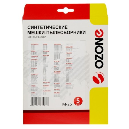 Synthetic vacuumber Ozone Micron M-26, 5 pcs (Elenberg) 2010-2