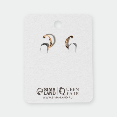 Earrings "Gift" with a bow, the color is red-green in gold-3