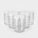 A set of glass cans with a silver polymer lid, TO-82 mm, 450 ml, 6 pcs.
