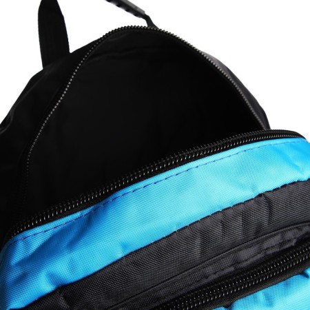 Tourist backpack 35 liters, with an increase, lightning department, 5 outer pockets, blue color-7