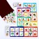 Game table lotto "Vegetables and fruits"