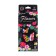 Pencils 12 colors in a cardboard box, hexagonal, wooden, flowers on a black mix