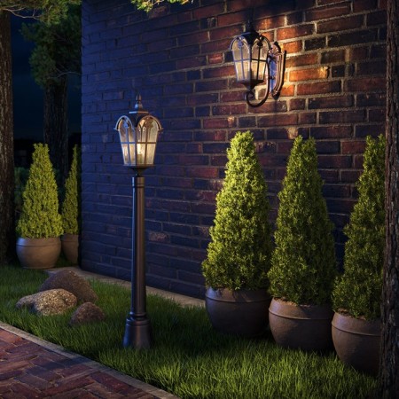 Landscape lamp Outdoor O413FL-01BZ, 1x60W, 16x46x46 cm, E27, Antik bronze color-4