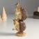 Souvenir Polystone "Hedgehogs with a garland with stars - acrobats" 6x7x15.5 cm