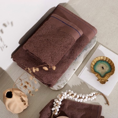 Tmachry Lovelife "Plain" 50*90 cm, col. cappuccino, 100% cotton, 450 g/m2-2