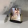 Mirror desktop, mirror surface 15 × 17.5 cm, golden color