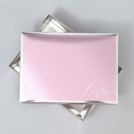 Gift folding box, packaging, "love", 21 x 15 x 7 cm-2