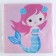 Application with pompom "Mermaid" Size - 30 × 30 cm, glue 30 ml