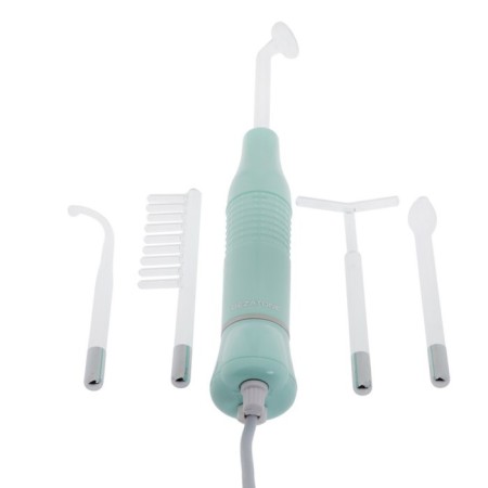 Darsonval Gezatone BP-7000, 5 nozzles, for face, body and hair, turquoise