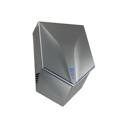 G-teq 8860 PS hand dryer, high-speed, 1 kW, plastic, 241 x 395 x 140 mm, silver