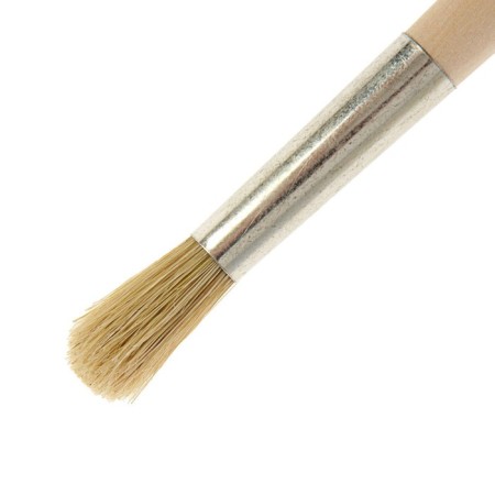 Round brush No. 9 (clip diameter 9 mm; hair length 28 mm), wooden handle, calligrata-4