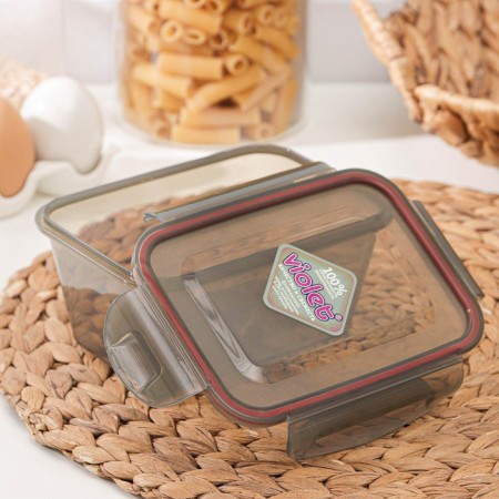 Container Hermit rectangular Violet, 800 ml, smoky color-2