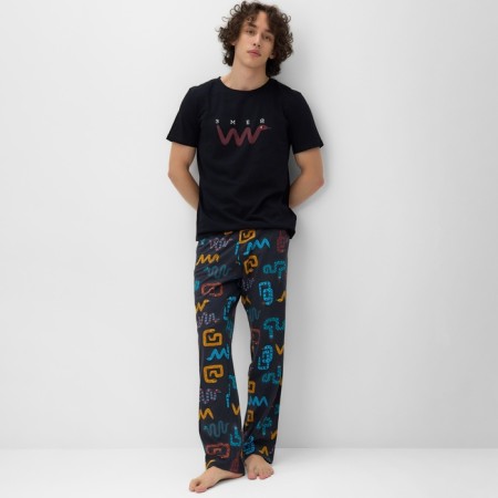 New Year. Symbol of the year. Snake. Pajama men's kaftan "snake" size 50-4