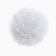 Graduation. Bant for hair on elastic band, white, 10.5 cm, kitty Marie